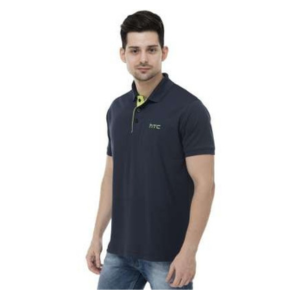 Navy Royale with Nokia Green Accent T-Shirt- Verbose Range Polo