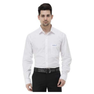Pure Comfort Crisp White Cotton Shirt